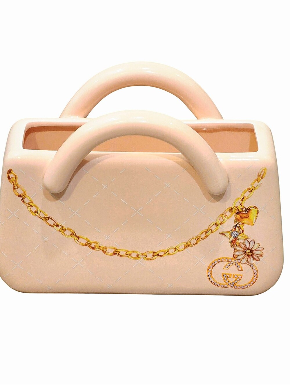 At Home Gucci Charm Necklace Purse-Shaped Decor